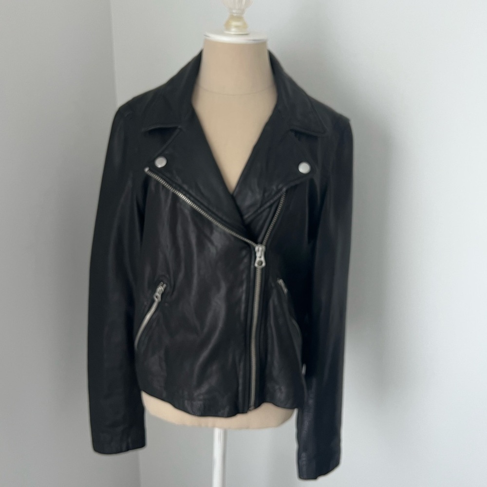 Madewell Leather Jacket Size XL